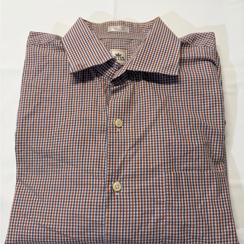 Peter Millar Men's Multicolor Check Shirt